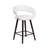 Palafox 24'' High Contemporary Vinyl Counter Height Stool with Wood Frame-45046348-24691097
