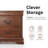 Treska 26'' W Solid Wood Nightstand