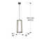 Navarrette 1 - Light Polished Stainless Steel LED Square/Rectangle Pendant