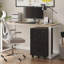 Classeur mobile verrouillable à 3 tiroirs - Armoire de rangement pour articles personnels et de bureau-1454807314