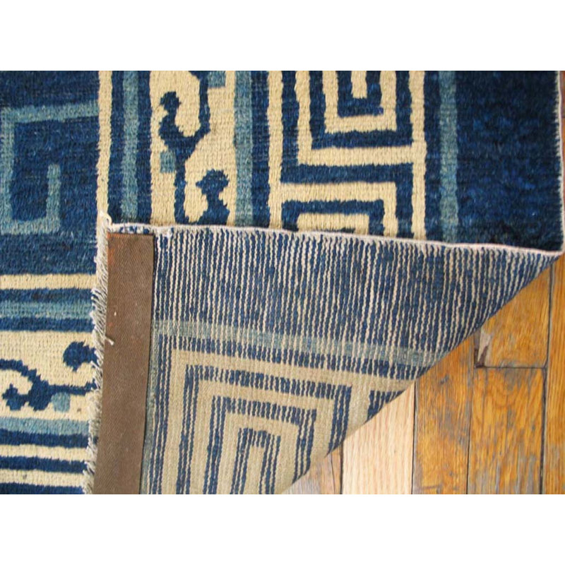 Antique Chinese - Mongolian Chinese Knotted Rug