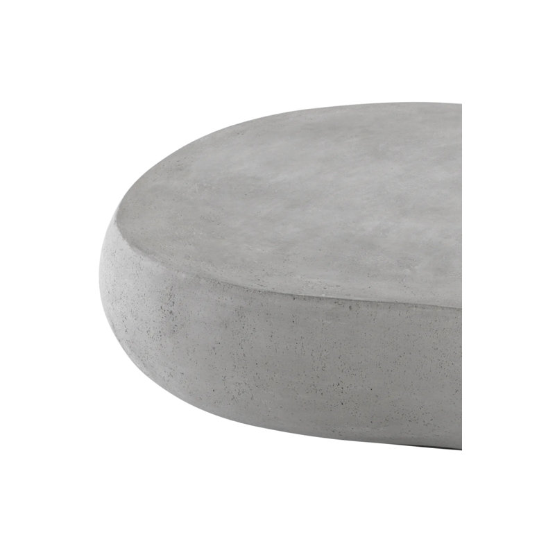 Prime Outdoor Free Form Coffee Table, Industrial Gray