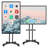 JYXCN 49" 4K UHD Interactive Whiteboard, Touch Screen Digital Electronic Calendar All-In-One Smartboard Multi-Touch Display for Classroom Learning(Include Wall Mount)