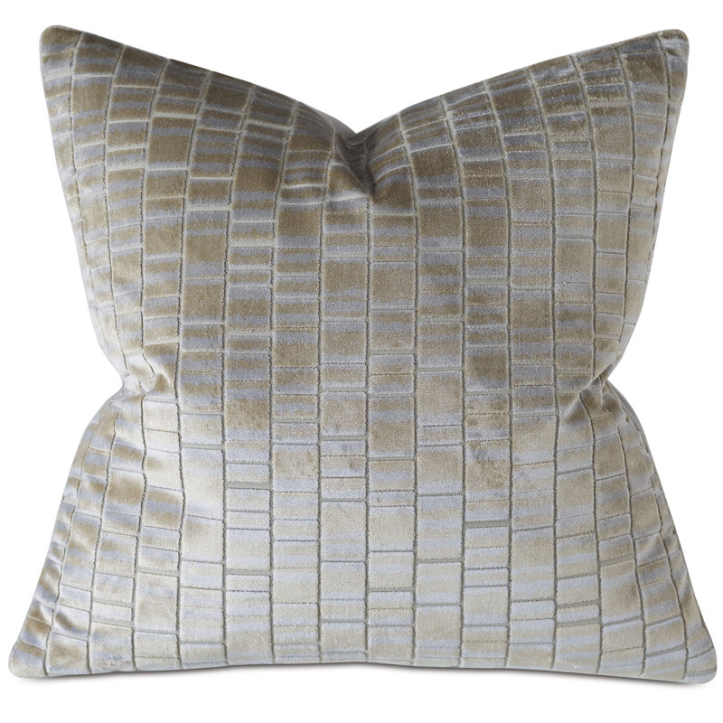 Housse et insert de coussin carré en velours Idris
