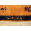 Floral Hand Knotted Wool Pile Antique Chinese Peking Hallway Runner Rug