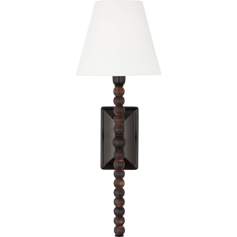 1 - Light Armed Sconce, 16.88, Aged Iron