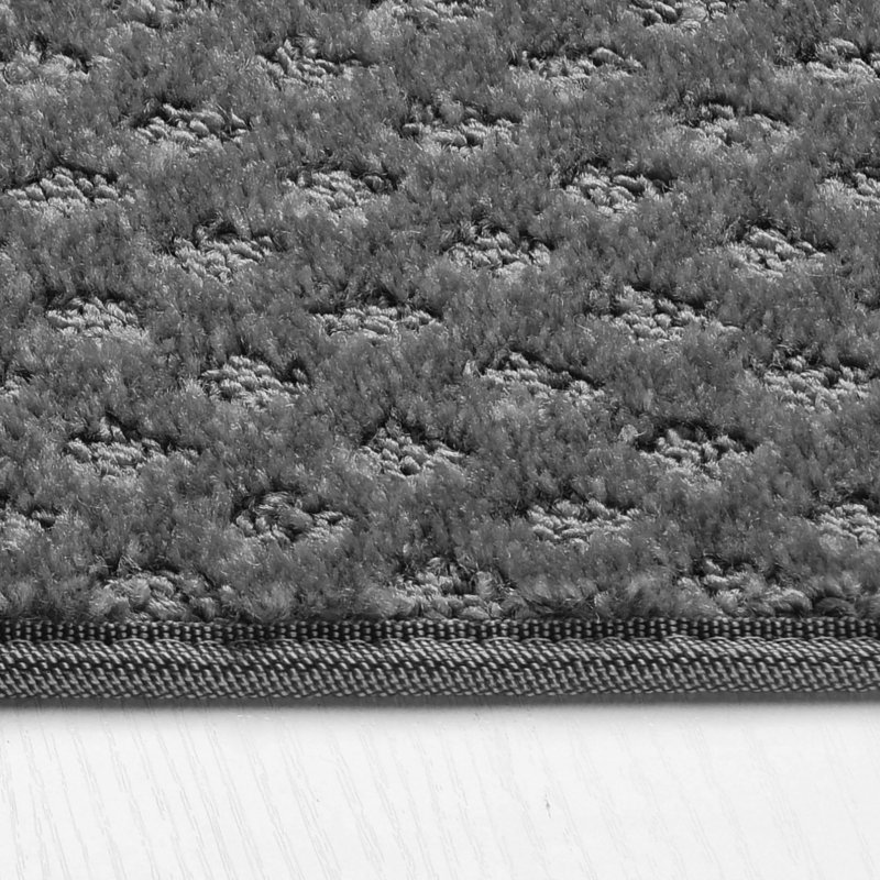 8 po x 30 po. Tapis à motif de tapis d'escalier à motif classique * 12 mini treillis à losanges, Gris