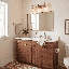Éclairage pour salle de bain 2 lumières Kesia en noir-119772180-119772176-70337296