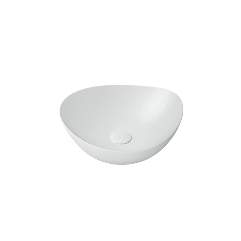 TOTO® Kiwami® Asymmetrical Vessel Bathroom Sink, Matte White