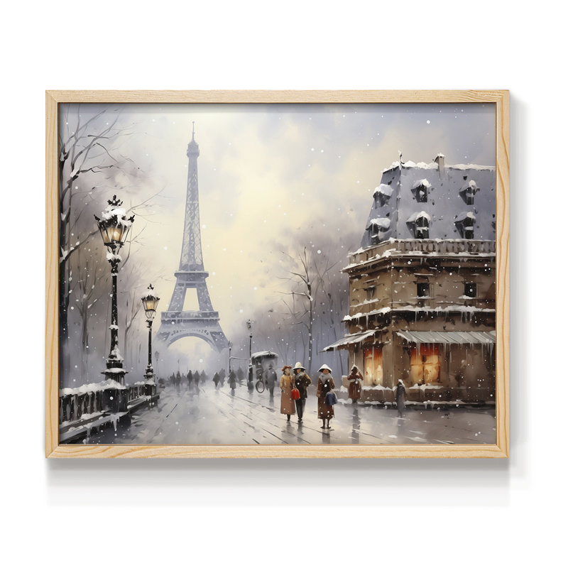 «Chirstmas Art» -ccccxxix- reproduction encadrée, H 22 po x l 28 po, Naturel