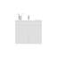 Meuble-lavabo de salle de bain avec lavabo, 2 portes, 2 tablettes (PAS DE ROBINET INCLUS)-1857389868