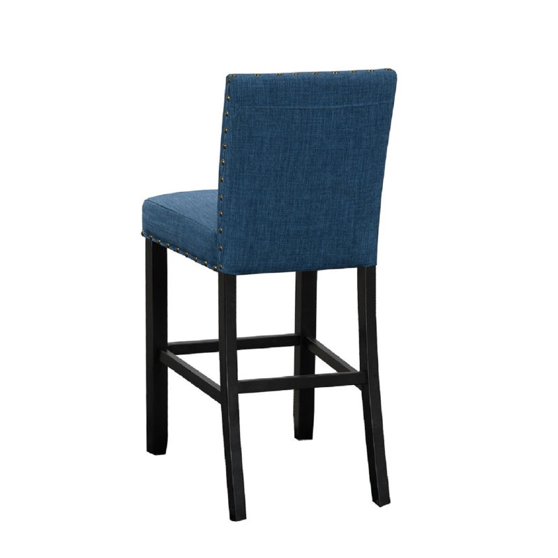 Tabouret Bravar, Bleu, Tabouret de bar (siège d'une hauteur de 29 po)
