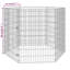 Duxbury Free Range Animal Enclosure 6-Panel 54cm Galvanised Iron-1157359946