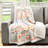 Lush Decor Pixie Fox Sherpa Fleece Floral Throw Blanket-447665823