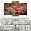 Japan Landscape - 3 Piece No Frame Print on Canvas-538426774