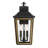 Michalena Matte Black + Textured Gold Outdoor Lighting-1830079188
