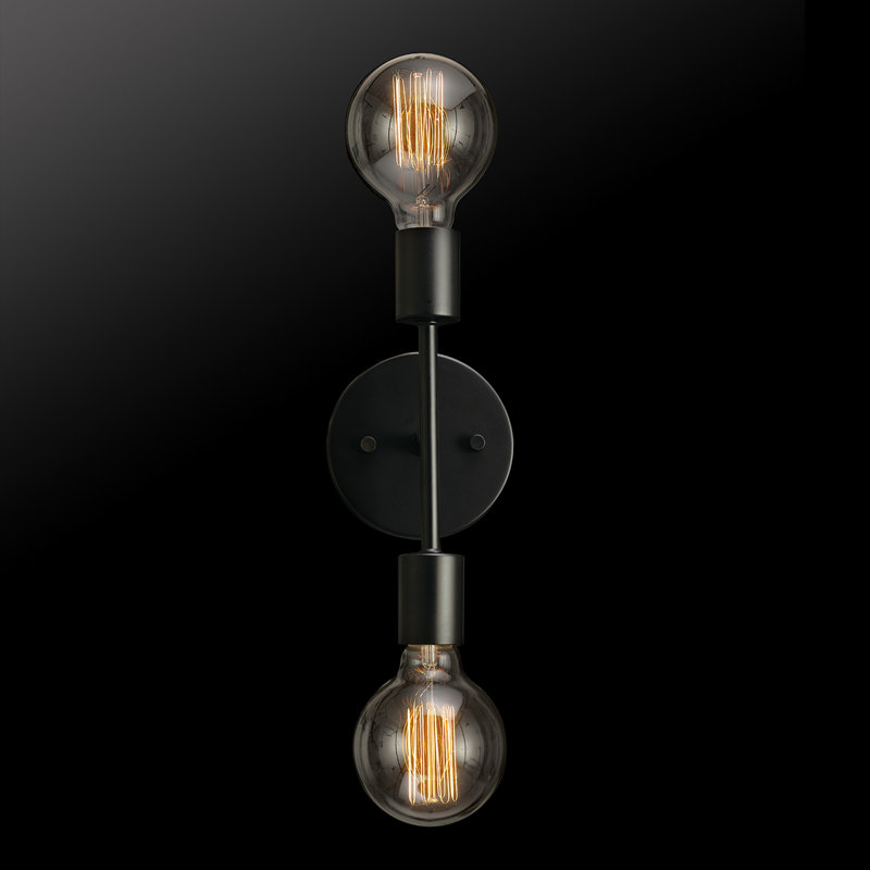Alexandria 2 - Light Dimmable Vanity Light, Matte Black