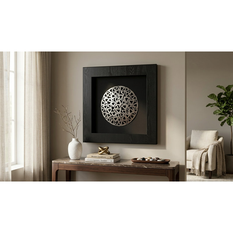 Handmade Modern Abstract Wall Decor on Metal