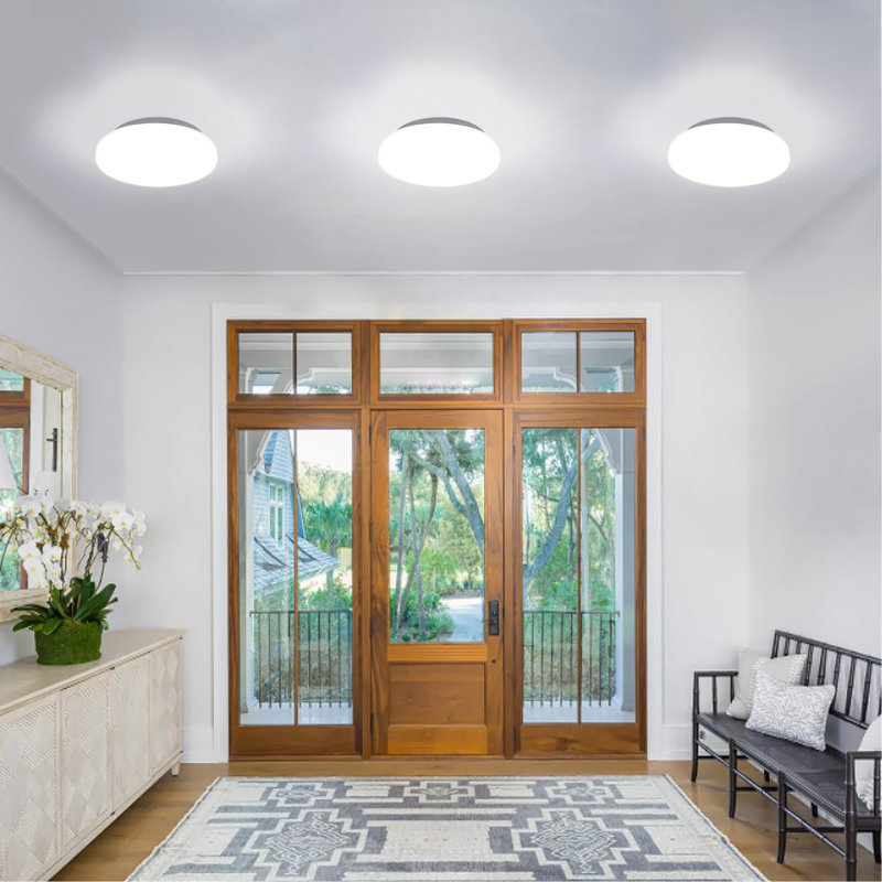 6 Pack 7 Inch Dimmable LED Ceiling Light Fixture, 11W 920LM, 4000K Cool White, Modern Super Bright Flush Mount Ceiling Light for Bedroom, Kitchen, Bathroom, ETL Listed