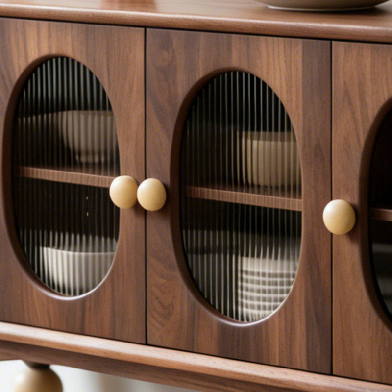 Buffet rétro en bois massif