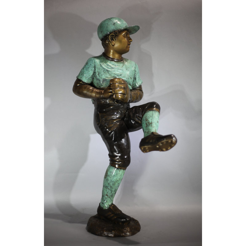 Boy Baseball Pitcher. 36"H
