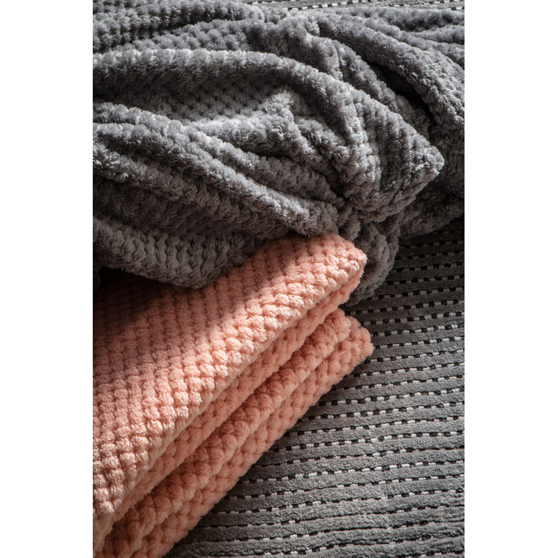 Henrieta Throw Blanket, Grey