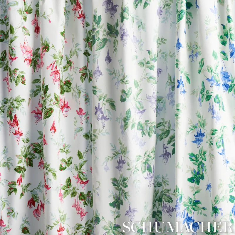 Garden Gate Chintz Fabric, Lavender