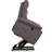 Contemporary Lift Chair Recliner With Grey Fabric Upholstery
