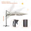 Parasol suspendu en porte-à-faux 121,7 po Serine-1924961382