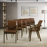 Nedyo 19'' H Polyurethane Upholstered Armchair