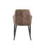 Eatonton 4 Person Dining set - a Rectangular Wooden Dining Table with Metal Legs and a Set of 4 Faux Leather Dining Chairs for Dining Room - Modern Dining Table Set-523314849