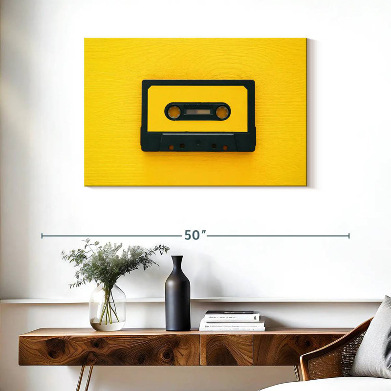 Cassette jaune Abarca, H 24 po x l 36 po