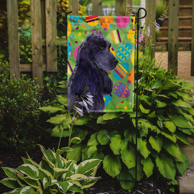 Drapeau de jardin Atara, Cocker épagneul (noir)