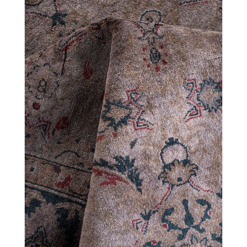 Fine Vibrance One-of-a-Kind 4' 4" X 6' 1" Hand Knotted Area Rug