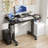 Electric Height Adjustable Standing Desk With 4 Lockable Casters-1234147538-1234147534