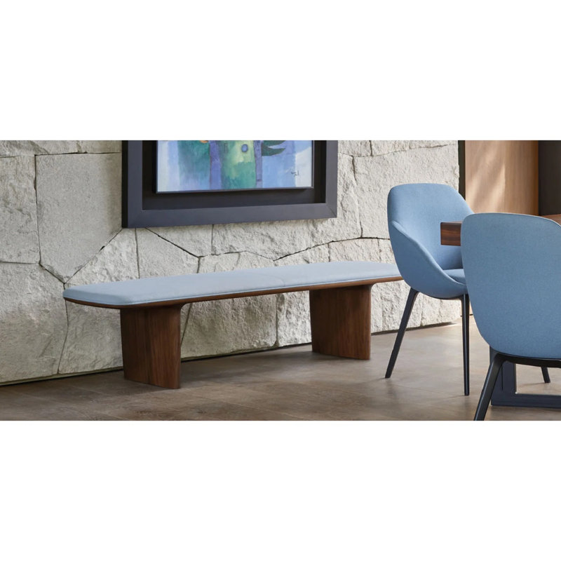 Catia Leather Bench, Vella Beet