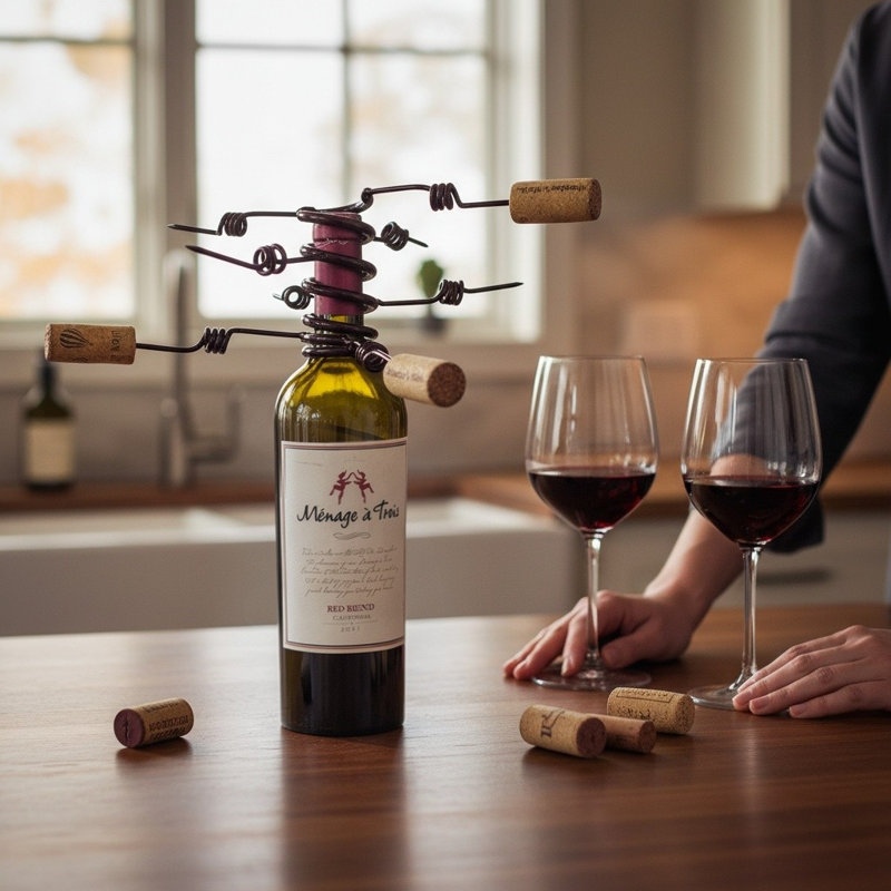 8-Cork Display Bottle Topper