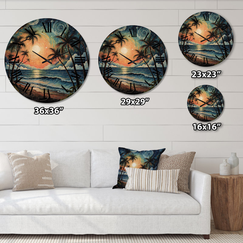 Horloge murale Yvonner, Moyenne