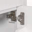 Meuble-lavabo de 30 po avec lavabo en céramique, armoire de salle de bain simple moderne avec 2 portes et une tablette, portes à fermeture douce-112605910