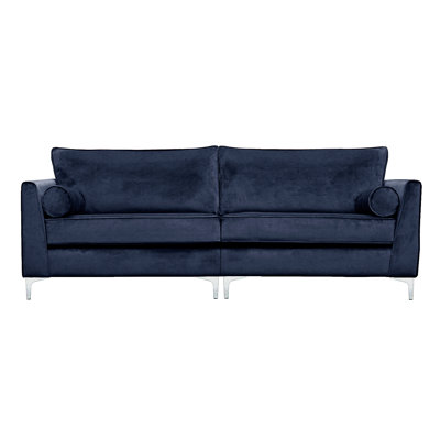 Giancarlo 4 Seater Velvet Sofa