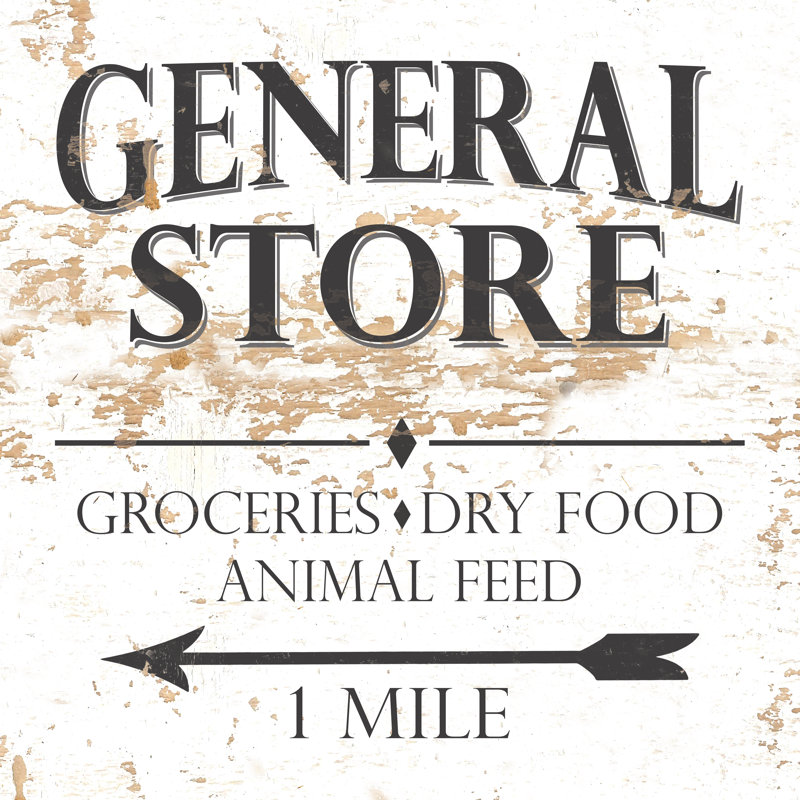 General Store - Wrapped Canvas Print, 30cm H x 30cm W x 3.8cm D