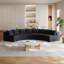 Canapé modulaire incurvé avec 8 coussins Corduroy-14266638