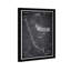 «Sports and Teams Hockey Stick 1900 Chalkboard Hockey», reproduction d'art graphique sur papier encadré