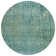 Machine Washable Indoor/Outdoor Xhevrie Teal Rug