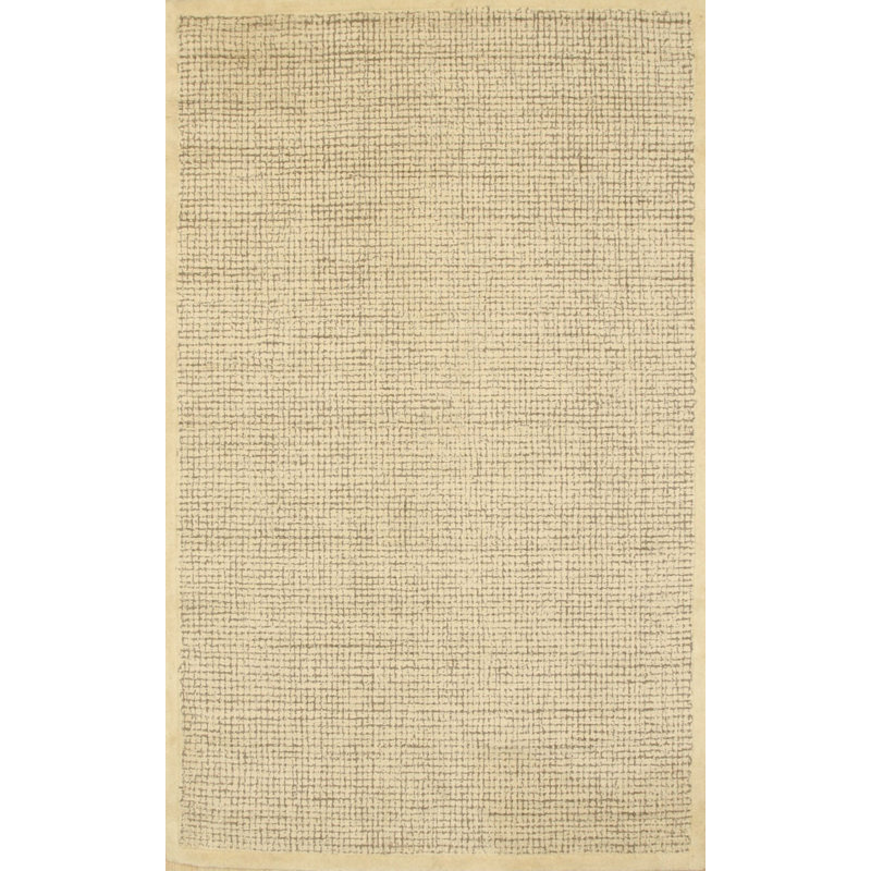 Hand Tufted Wool Geometric Area Rug, 9' x 12'
