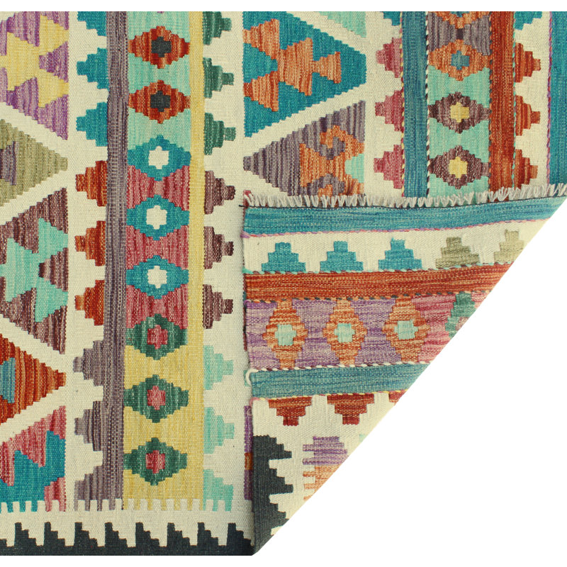 Flatweave Ulbolsyn Turquoise Rug