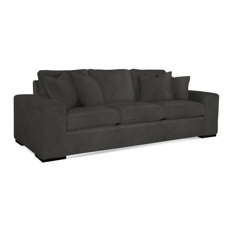 Memphis Sofa, Black , Basic Blue 100% Polyester