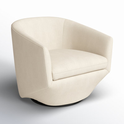 Elexi Upholstered Swivel Barrel Chair