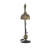 Aluminum Metal Pulley Black Table Lamp