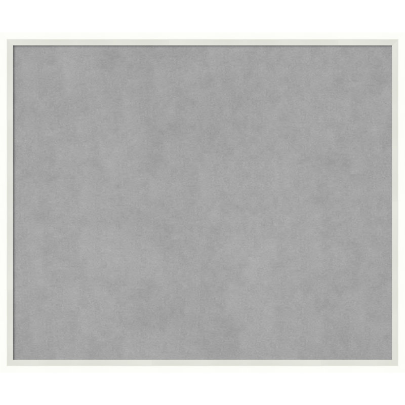 Tableau magnétique encadré blanc Lucie, H 21 po x l 25 po